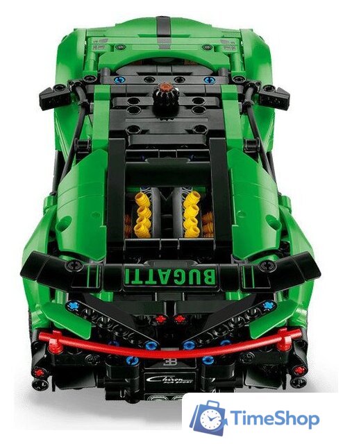 Конструктор LEGO Technic 42241 Green Bugatti Chiron Pur Sport Hypercar - Изображение №6 — Интернет-магазин Time-Shop