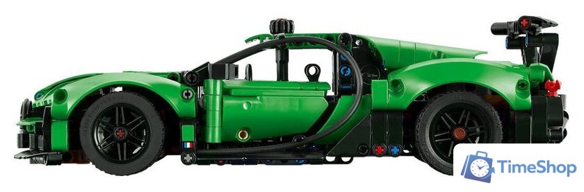 Конструктор LEGO Technic 42241 Green Bugatti Chiron Pur Sport Hypercar - Изображение №3 — Интернет-магазин Time-Shop