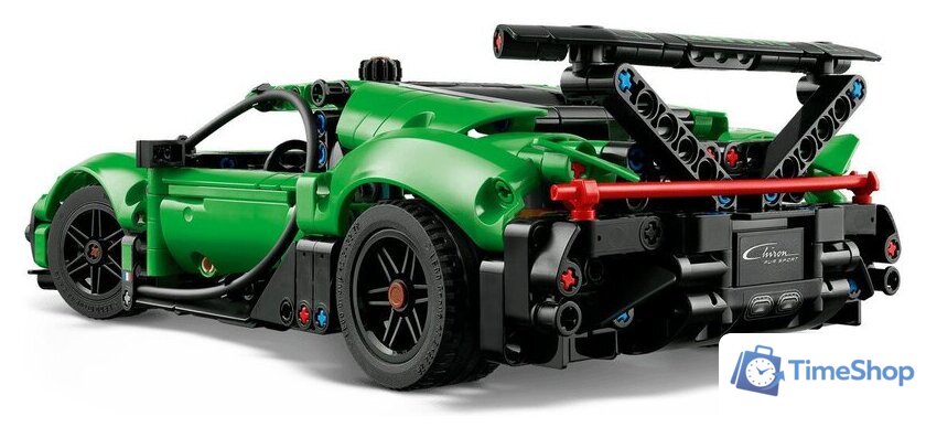 Конструктор LEGO Technic 42241 Green Bugatti Chiron Pur Sport Hypercar - Изображение №4 — Интернет-магазин Time-Shop
