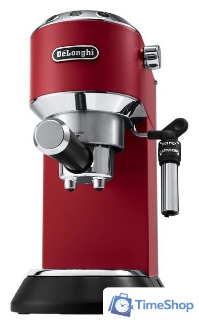 Рожковая кофеварка DeLonghi Dedica EC 685.R - Изображение №2 — Интернет-магазин Time-Shop