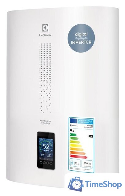 Накопительный электрический водонагреватель Electrolux EWH 30 SmartInverter - Изображение №2 — Интернет-магазин Time-Shop