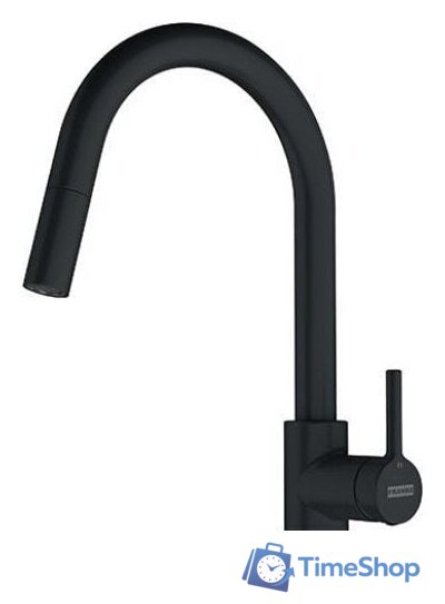 Смеситель Franke Lina 115.0626.053 (матовый черный) - Изображение №1 — Интернет-магазин Time-Shop