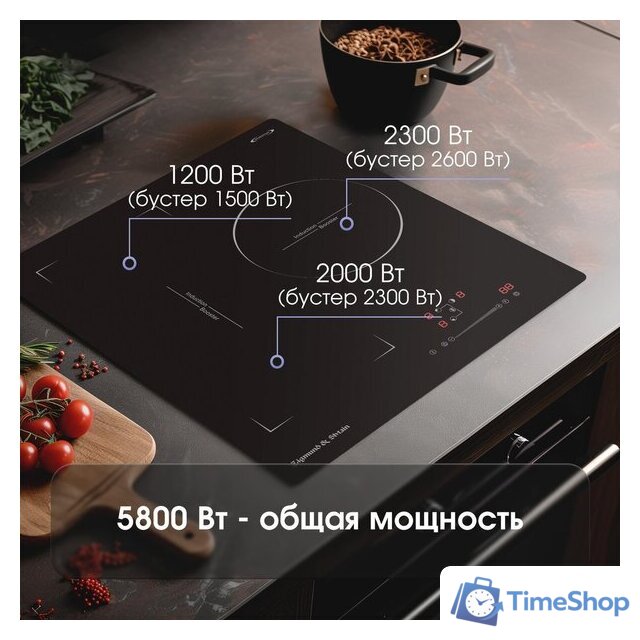Варочная панель Zigmund & Shtain CI 49.4 B - Изображение №3 — Интернет-магазин Time-Shop