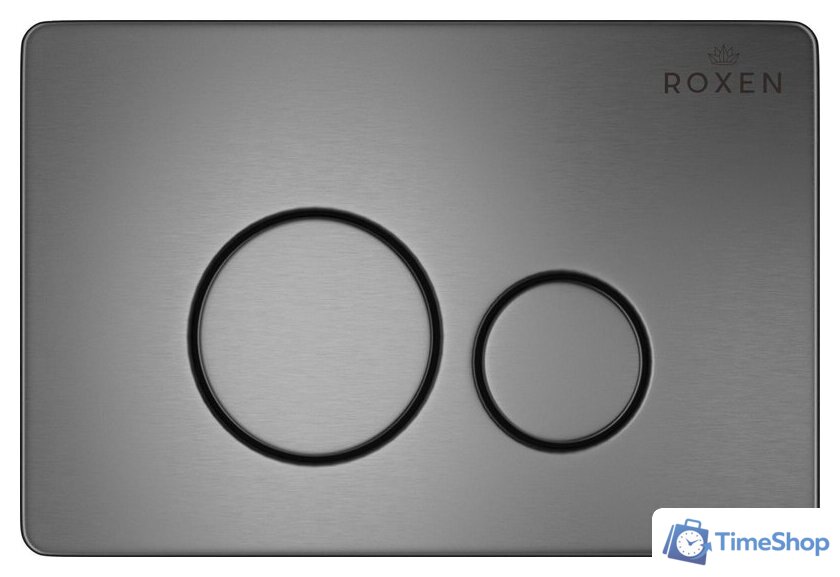 Унитаз подвесной Roxen Antares One Rimless 6 в 1 StounFix Dual Fresh 624013 (оружейная сталь/металл) - Изображение №15 — Интернет-магазин Time-Shop