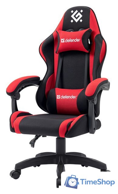 Игровое (геймерское) кресло Defender Expert (черный/красный) - Изображение №4 — Интернет-магазин Time-Shop