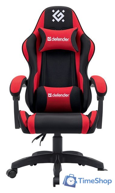 Игровое (геймерское) кресло Defender Expert (черный/красный) - Изображение №2 — Интернет-магазин Time-Shop