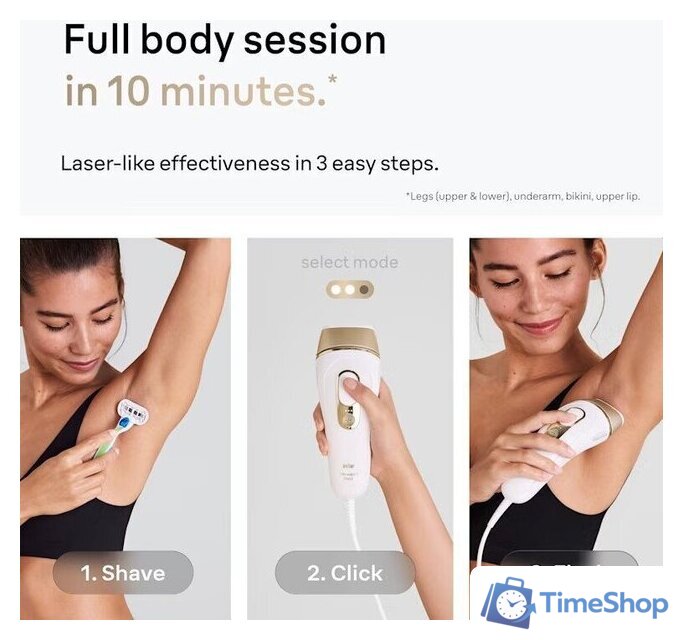 Фотоэпилятор Braun Silk-expert Pro 5 PL5242 - Изображение №5 — Интернет-магазин Time-Shop