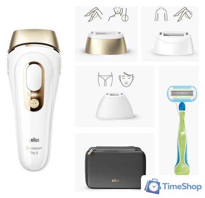 Фотоэпилятор Braun Silk-expert Pro 5 PL5242 - Изображение №2 — Интернет-магазин Time-Shop