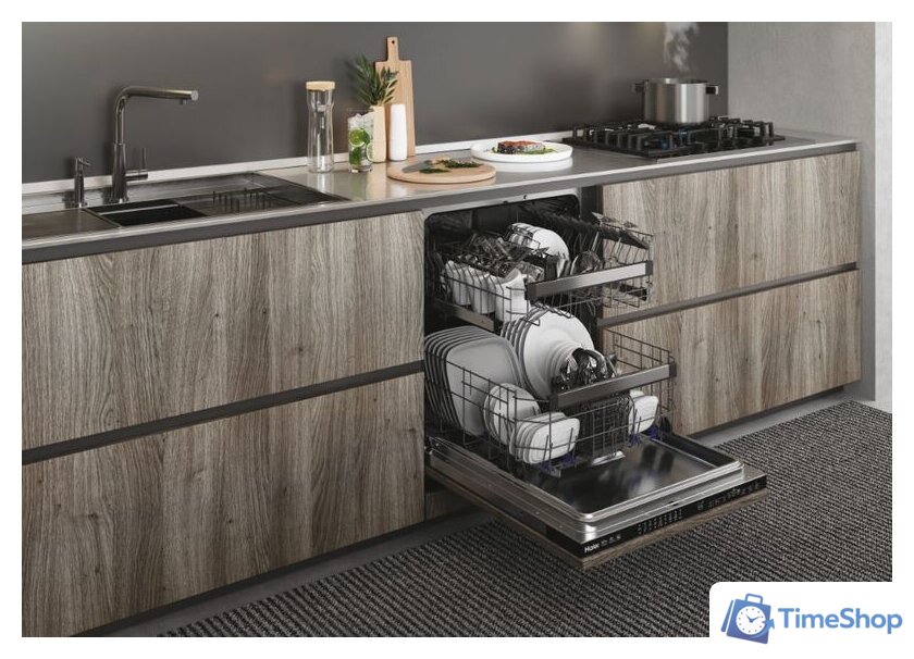 Встраиваемая посудомоечная машина Haier XI 6C3D0FB - Изображение №4 — Интернет-магазин Time-Shop