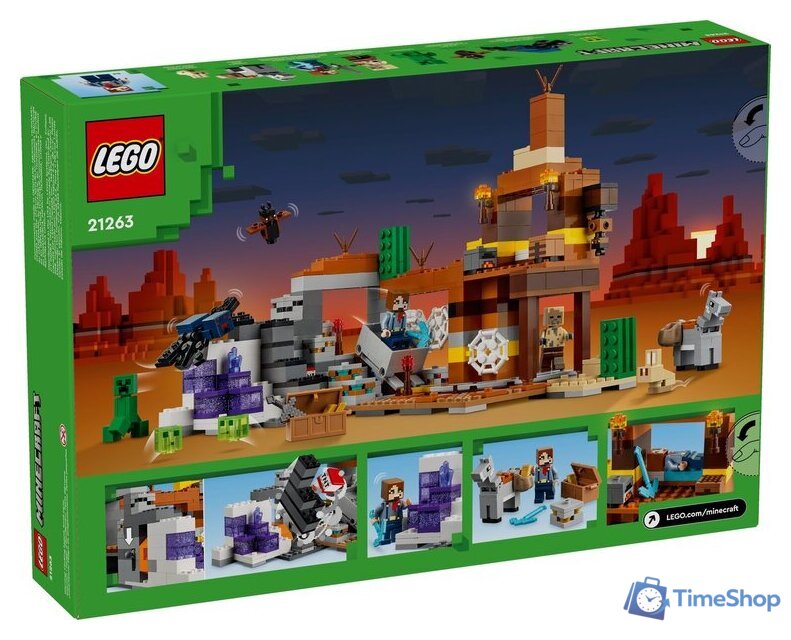 Конструктор LEGO Minecraft 21263 Шахта пустоши - Изображение №2 — Интернет-магазин Time-Shop