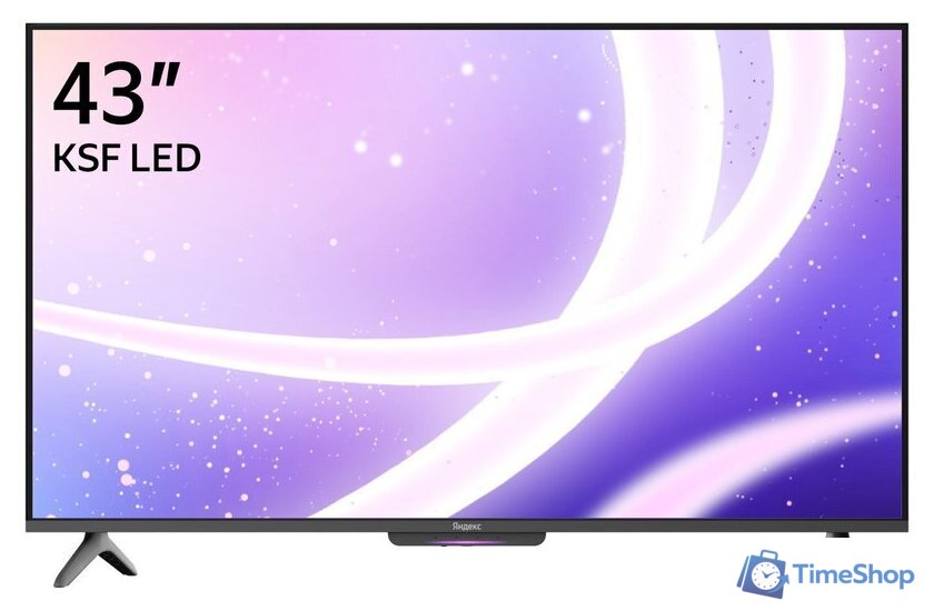 Телевизор Яндекс ТВ Станция Бейсик с Алисой 43 YNDX-00074 - Изображение №1 — Интернет-магазин Time-Shop