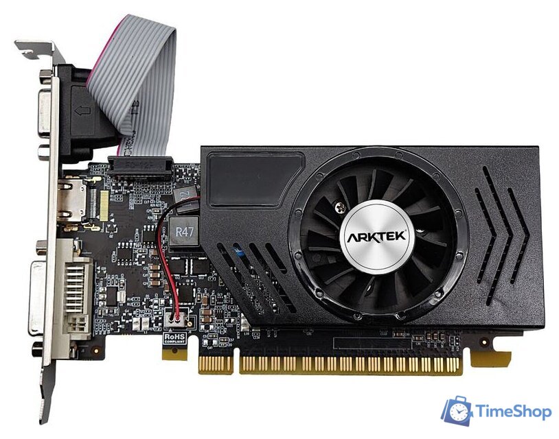 Видеокарта Arktek GeForce GT 730 2GB DDR3 AKN730D3S2GL1 - Изображение №1 — Интернет-магазин Time-Shop