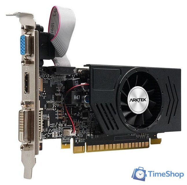 Видеокарта Arktek GeForce GT 730 2GB DDR3 AKN730D3S2GL1 - Изображение №2 — Интернет-магазин Time-Shop
