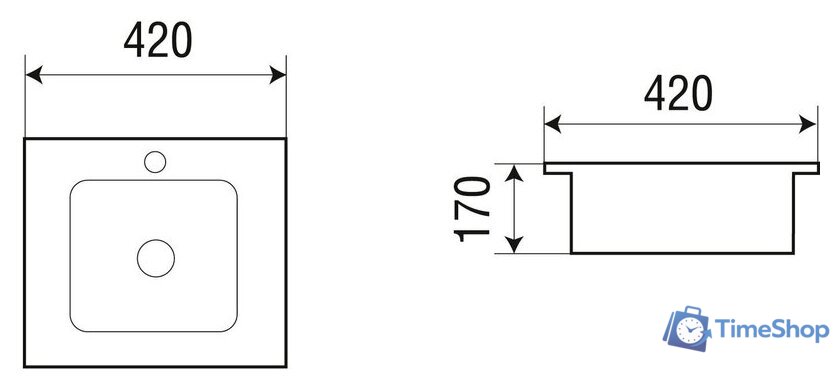 Умывальник WeltWasser Deilbach 6037 - Изображение №4 — Интернет-магазин Time-Shop