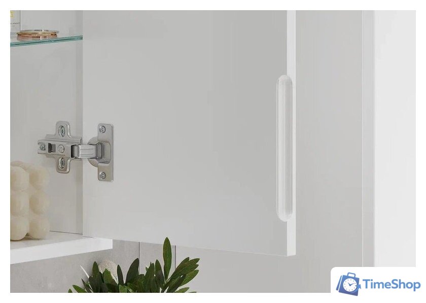  Volna Шкаф с зеркалом Lake 80 R (белый) - Изображение №5 — Интернет-магазин Time-Shop