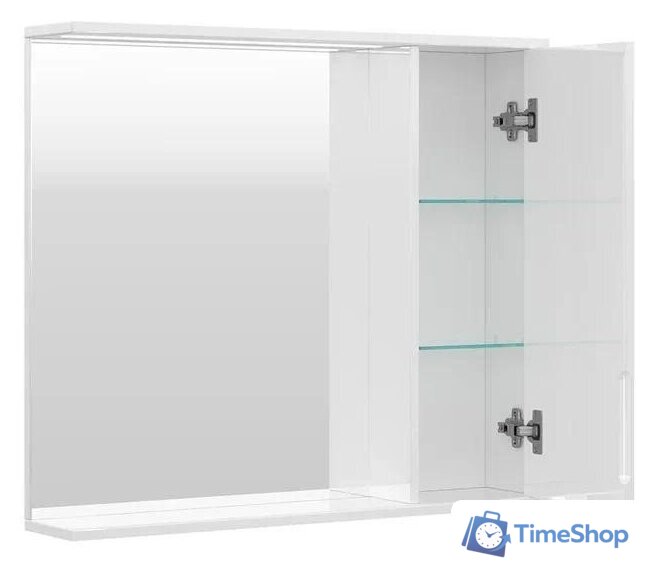  Volna Шкаф с зеркалом Lake 80 R (белый) - Изображение №2 — Интернет-магазин Time-Shop