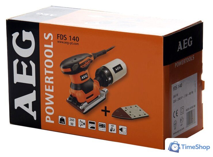 Виброшлифмашина AEG Powertools FDS 140 - Изображение №11 — Интернет-магазин Time-Shop