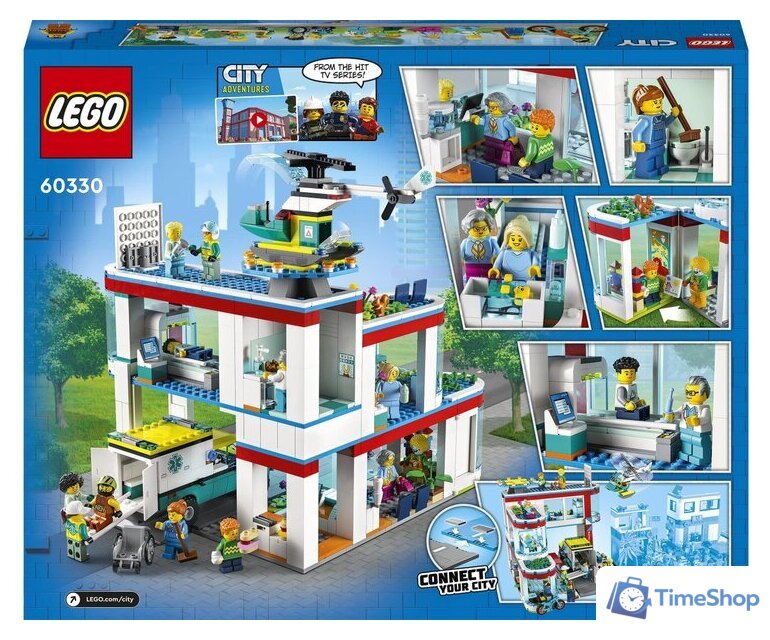 Конструктор LEGO City 60330 Больница - Изображение №27 — Интернет-магазин Time-Shop