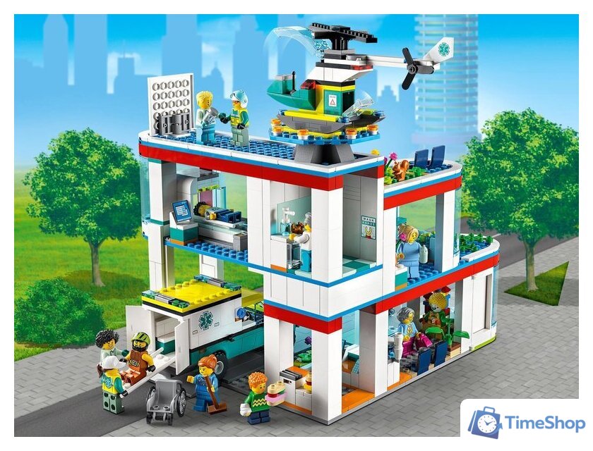 Конструктор LEGO City 60330 Больница - Изображение №23 — Интернет-магазин Time-Shop