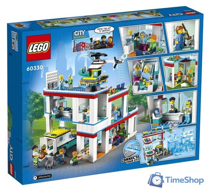 Конструктор LEGO City 60330 Больница - Изображение №2 — Интернет-магазин Time-Shop