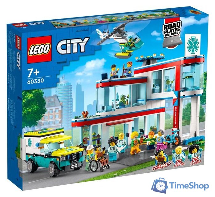 Конструктор LEGO City 60330 Больница - Изображение №1 — Интернет-магазин Time-Shop