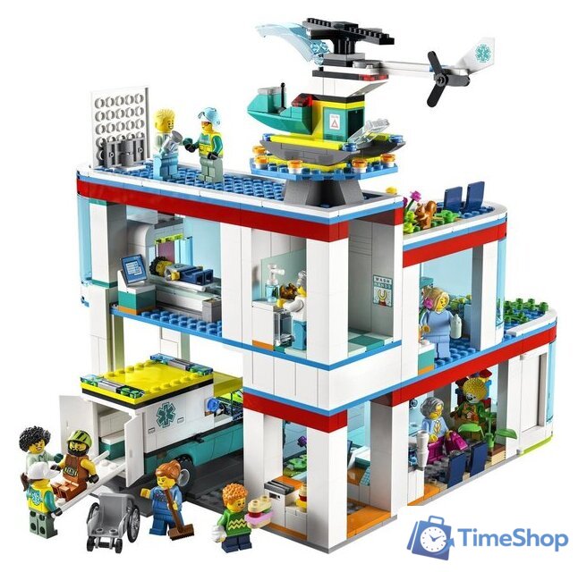 Конструктор LEGO City 60330 Больница - Изображение №16 — Интернет-магазин Time-Shop