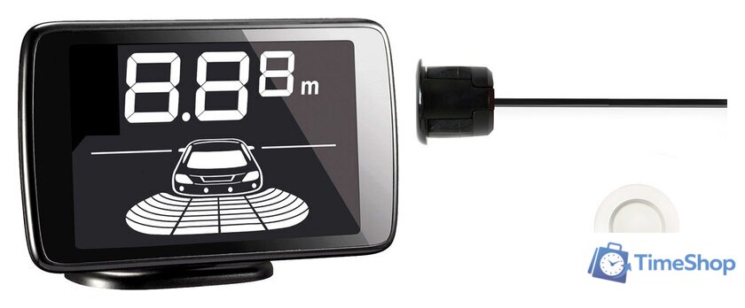 Парковочный радар ParkMaster 23U-4-A-White - Изображение №1 — Интернет-магазин Time-Shop