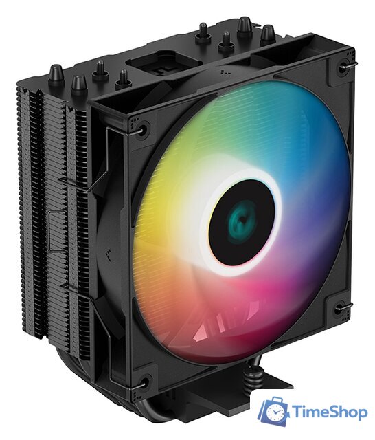 Кулер для процессора DeepCool AG400 BK ARGB R-AG400-BKANMC-G-2 - Изображение №1 — Интернет-магазин Time-Shop