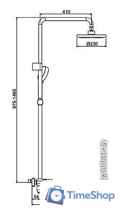 Душевая система  Gappo G2402 - Изображение №2 — Интернет-магазин Time-Shop