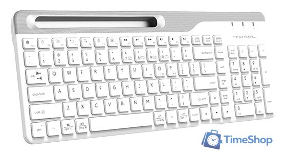 Клавиатура A4Tech Fstyler FBK25 (белый/серый) - Изображение №3 — Интернет-магазин Time-Shop