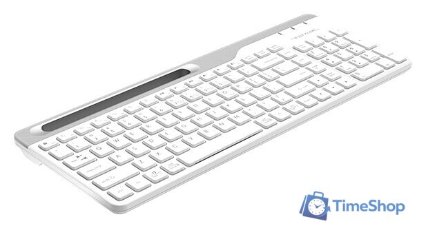 Клавиатура A4Tech Fstyler FBK25 (белый/серый) - Изображение №2 — Интернет-магазин Time-Shop