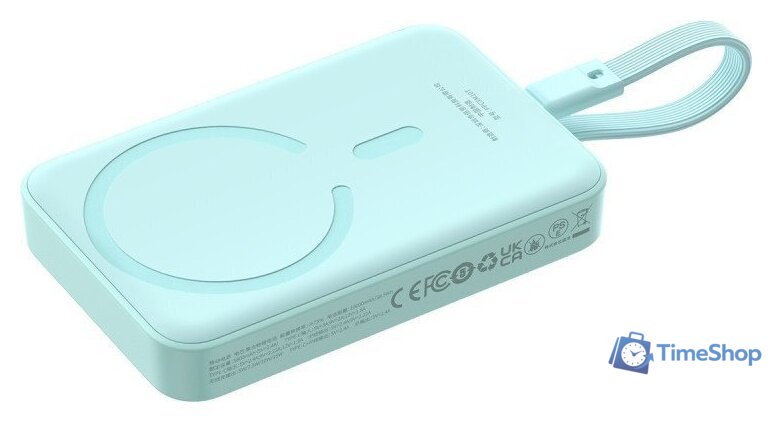 Внешний аккумулятор Baseus Magnetic Fast Charge Power Bank Type-C Edition 30W 10000mAh (мятный) - Изображение №4 — Интернет-магазин Time-Shop