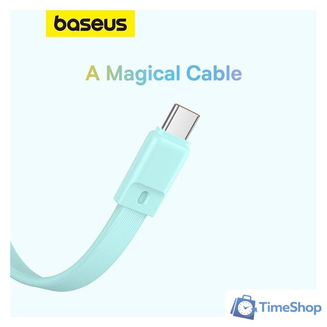 Внешний аккумулятор Baseus Magnetic Fast Charge Power Bank Type-C Edition 30W 10000mAh (мятный) - Изображение №15 — Интернет-магазин Time-Shop