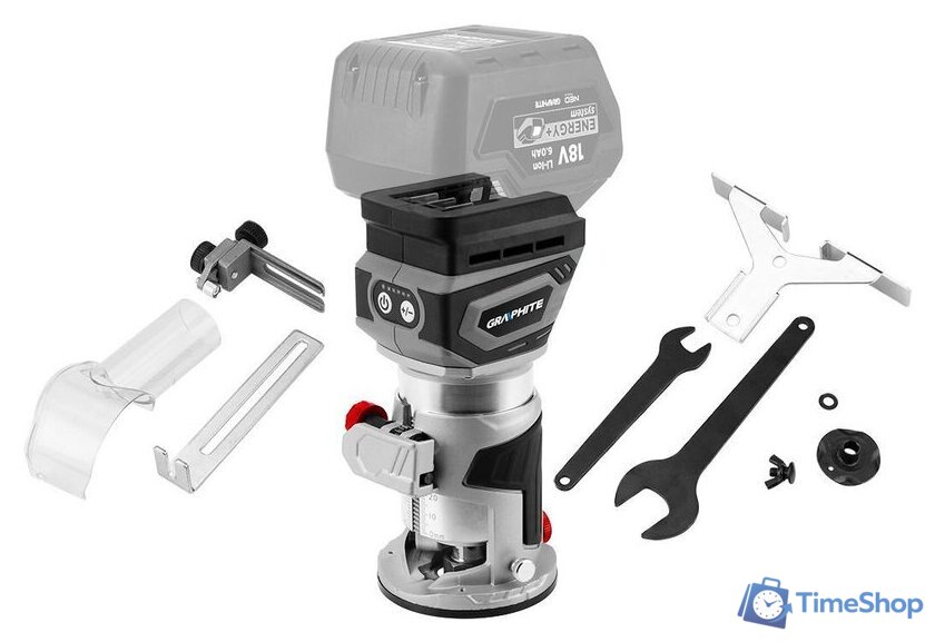 Кромочно-петельный фрезер GRAPHITE 58GE140 (без АКБ) - Изображение №1 — Интернет-магазин Time-Shop