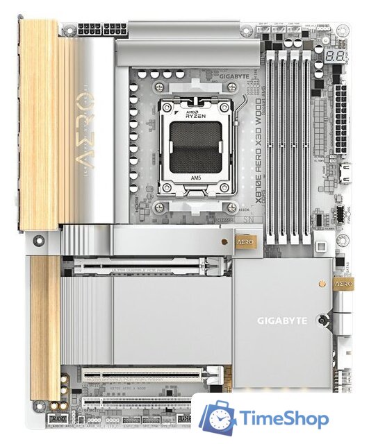 Материнская плата Gigabyte X870E Aero X3D Wood - Изображение №1 — Интернет-магазин Time-Shop