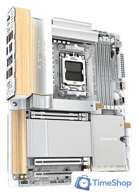 Материнская плата Gigabyte X870E Aero X3D Wood - Изображение №2 — Интернет-магазин Time-Shop