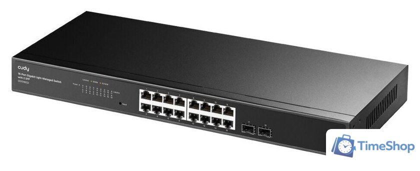 Управляемый коммутатор 2-го уровня Cudy GS1016ES2 1.0 - Изображение №2 — Интернет-магазин Time-Shop