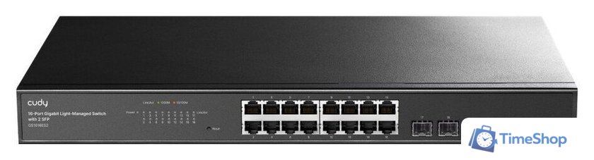 Управляемый коммутатор 2-го уровня Cudy GS1016ES2 1.0 - Изображение №1 — Интернет-магазин Time-Shop