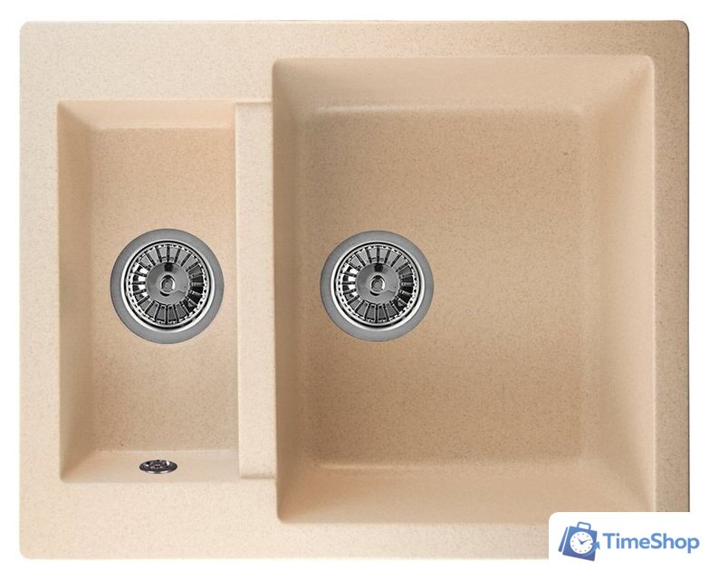 Кухонная мойка Berge BR-6150 (бежевый матовый) - Изображение №1 — Интернет-магазин Time-Shop