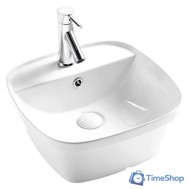 Умывальник D&K Quadro DT1510916 (белый) - Изображение №1 — Интернет-магазин Time-Shop