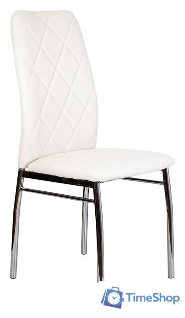 Стул AksHome Adele (белый APU 002/хром) - Изображение №1 — Интернет-магазин Time-Shop