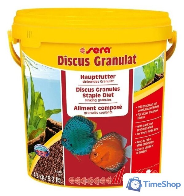 Сухой корм Sera Discus Granules 4.2 кг - Изображение №1 — Интернет-магазин Time-Shop