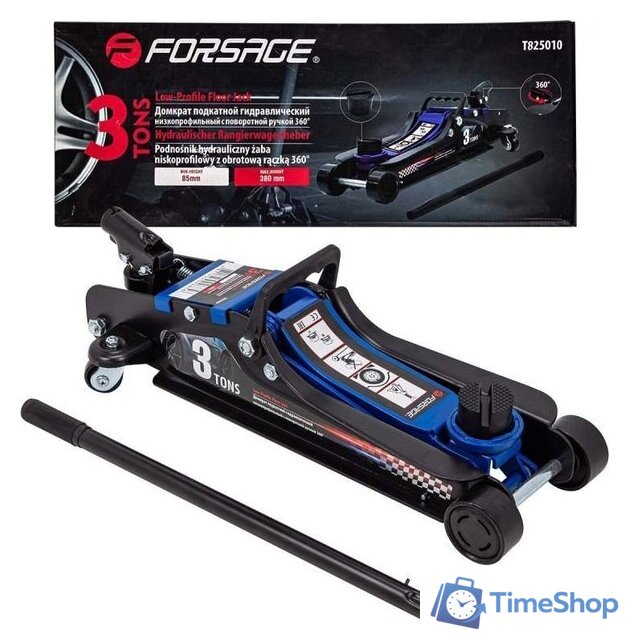 Подкатной домкрат FORSAGE F-T825010 3т - Изображение №4 — Интернет-магазин Time-Shop