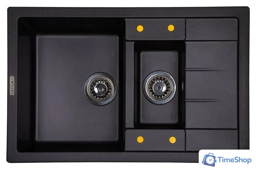 Кухонная мойка Ecoshtein Rechteck 781.5 (антрацит) - Изображение №1 — Интернет-магазин Time-Shop