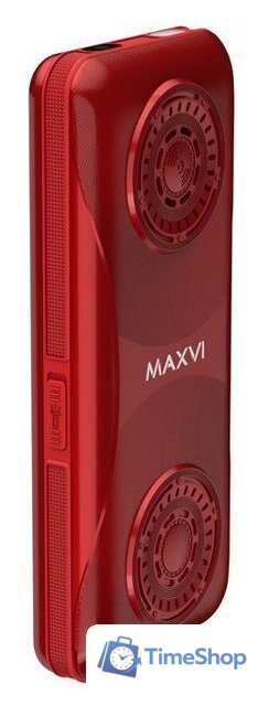 Кнопочный телефон Maxvi P110 (красный) - Изображение №11 — Интернет-магазин Time-Shop