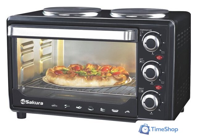 Мини-печь Sakura SA-7000HBK - Изображение №1 — Интернет-магазин Time-Shop