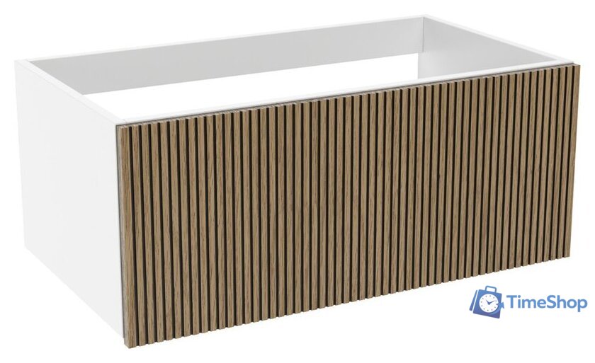  ЗОВ Тумба с умывальником Кито 80 K80LW0MRM-M115W80 (белый/тростник) - Изображение №7 — Интернет-магазин Time-Shop