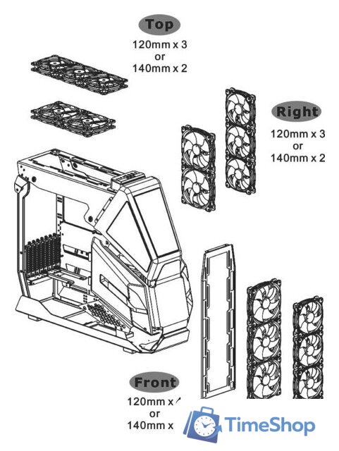 Корпус Thermaltake AH T600 CA-1Q4-00M1WN-00 - Изображение №16 — Интернет-магазин Time-Shop