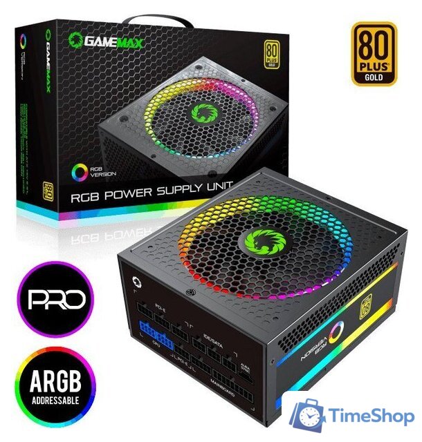 Блок питания GameMax RGB-1050 Pro - Изображение №15 — Интернет-магазин Time-Shop