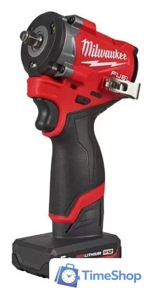 Гайковерт Milwaukee M12 FCIWF38G3-502X Fuel 4933493452 (с 2-мя АКБ, кейс) - Изображение №2 — Интернет-магазин Time-Shop